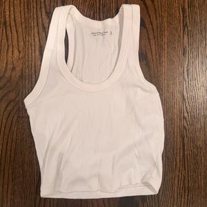 Abercrombie and Fitch Crop White Tank